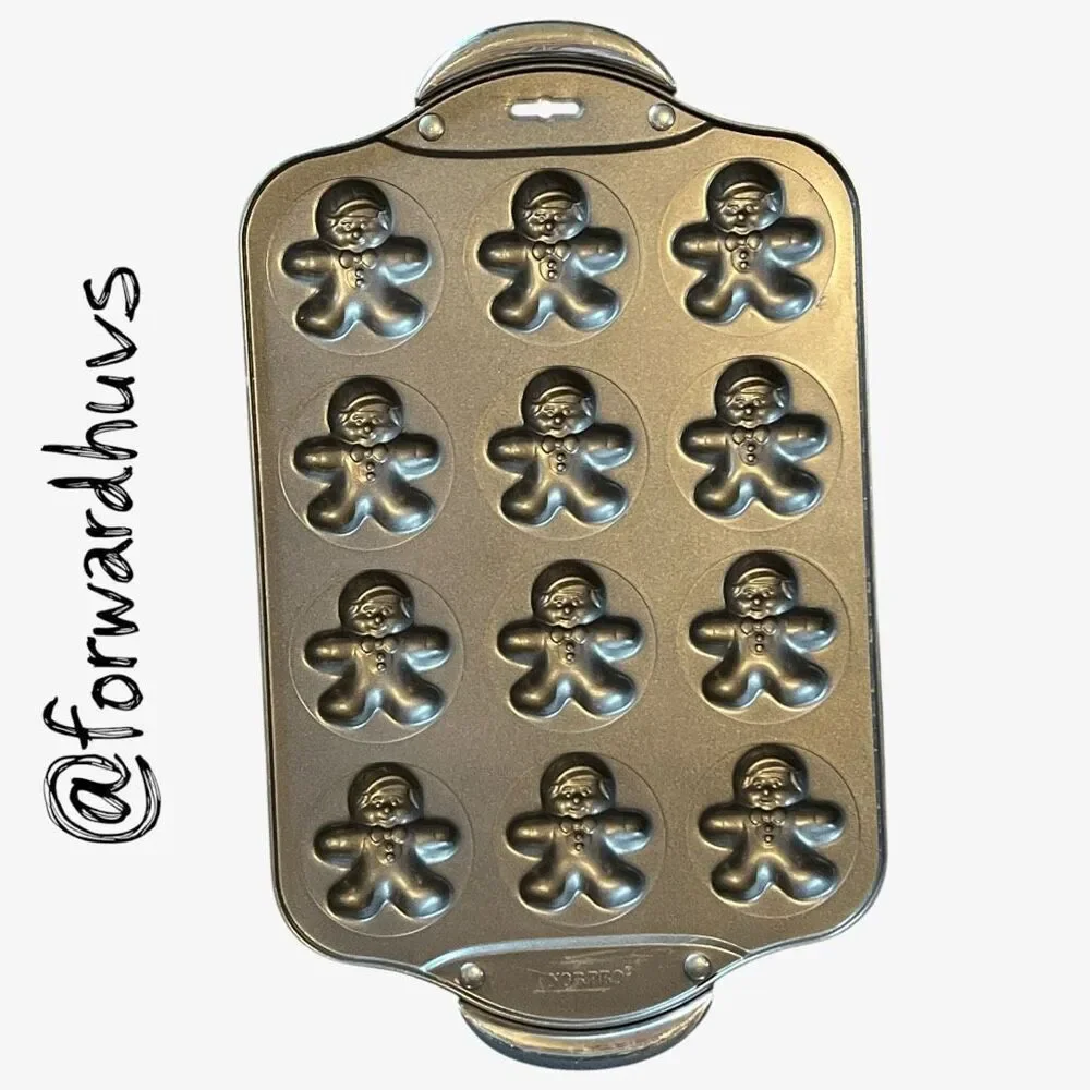 Norpro Gingerbread Cookie Sheet – Metal Mold Pan